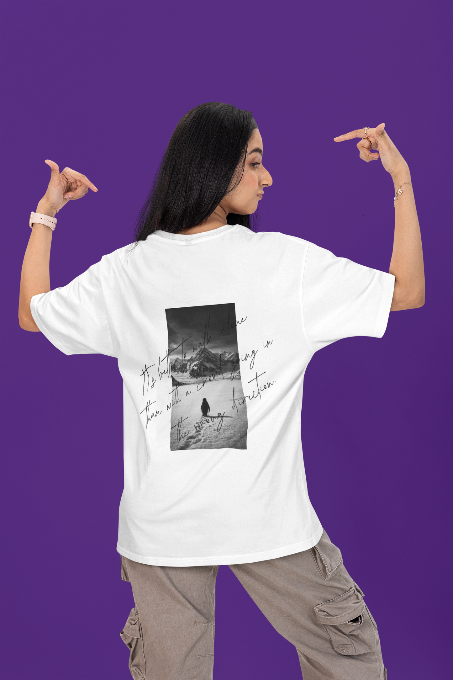 Heavy Cotton Box Tee— Walk Alone