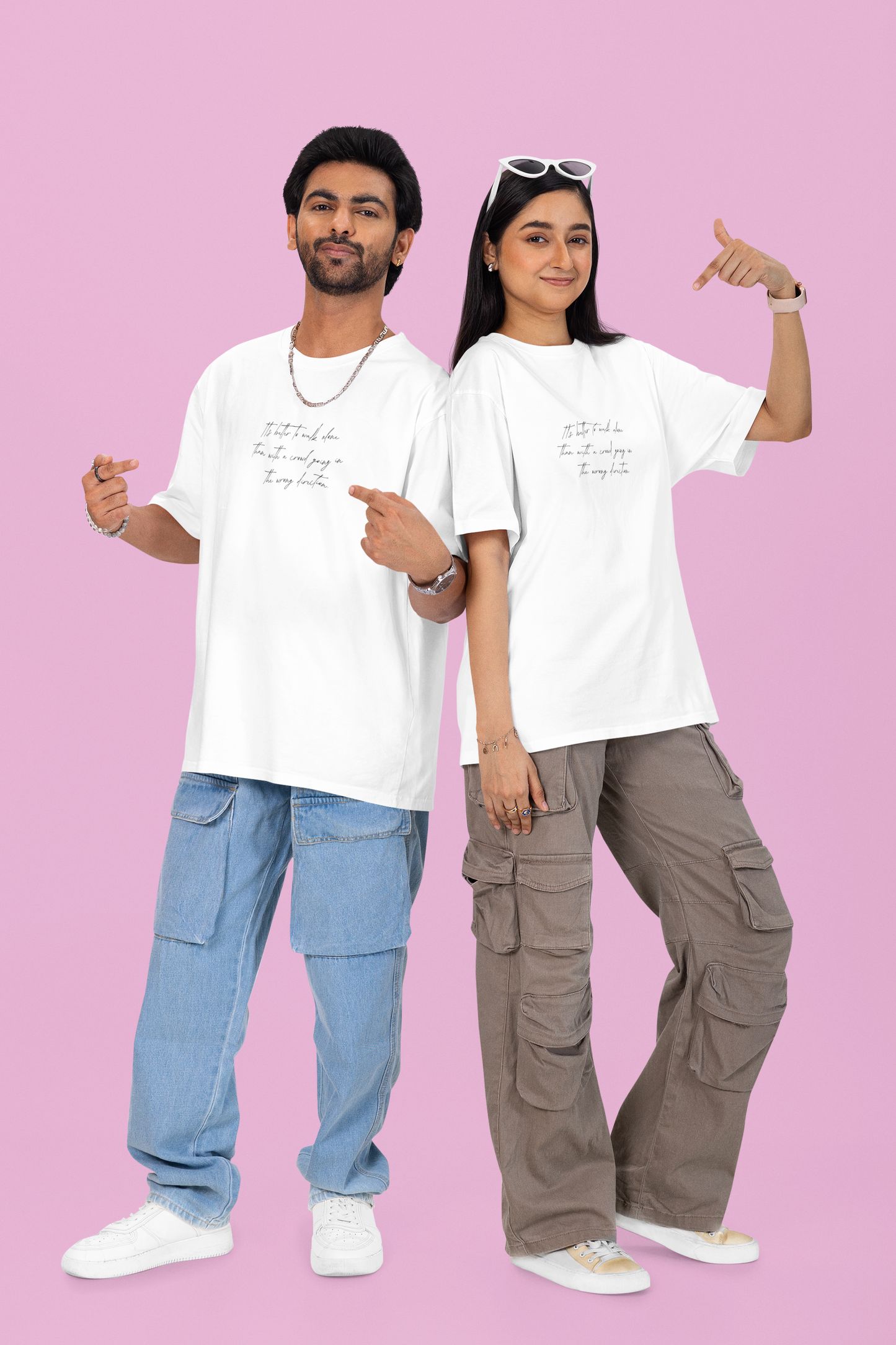 Heavy Cotton Box Tee— Walk Alone