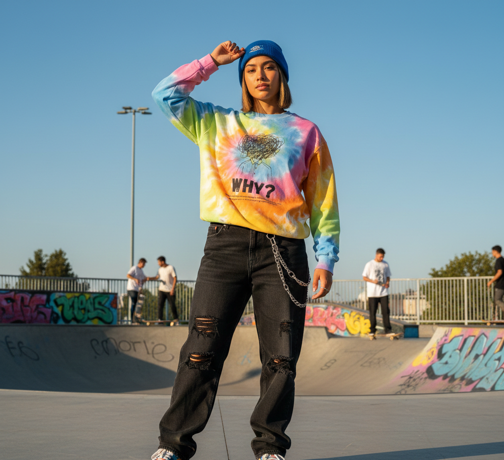 WHY Signature Tie-Dye Sweatshirt