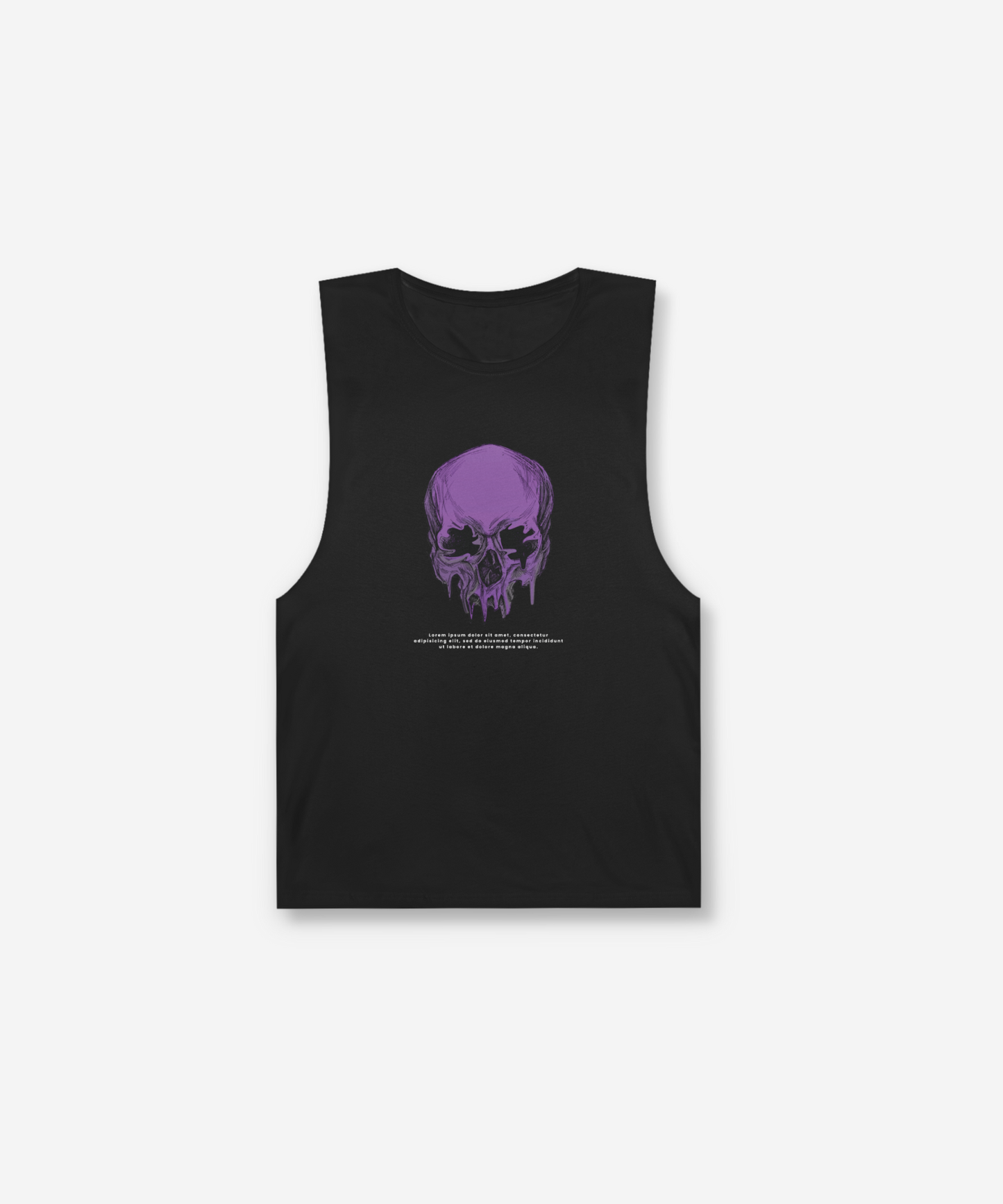 Lorem Ipsum Raw-Edge Tank