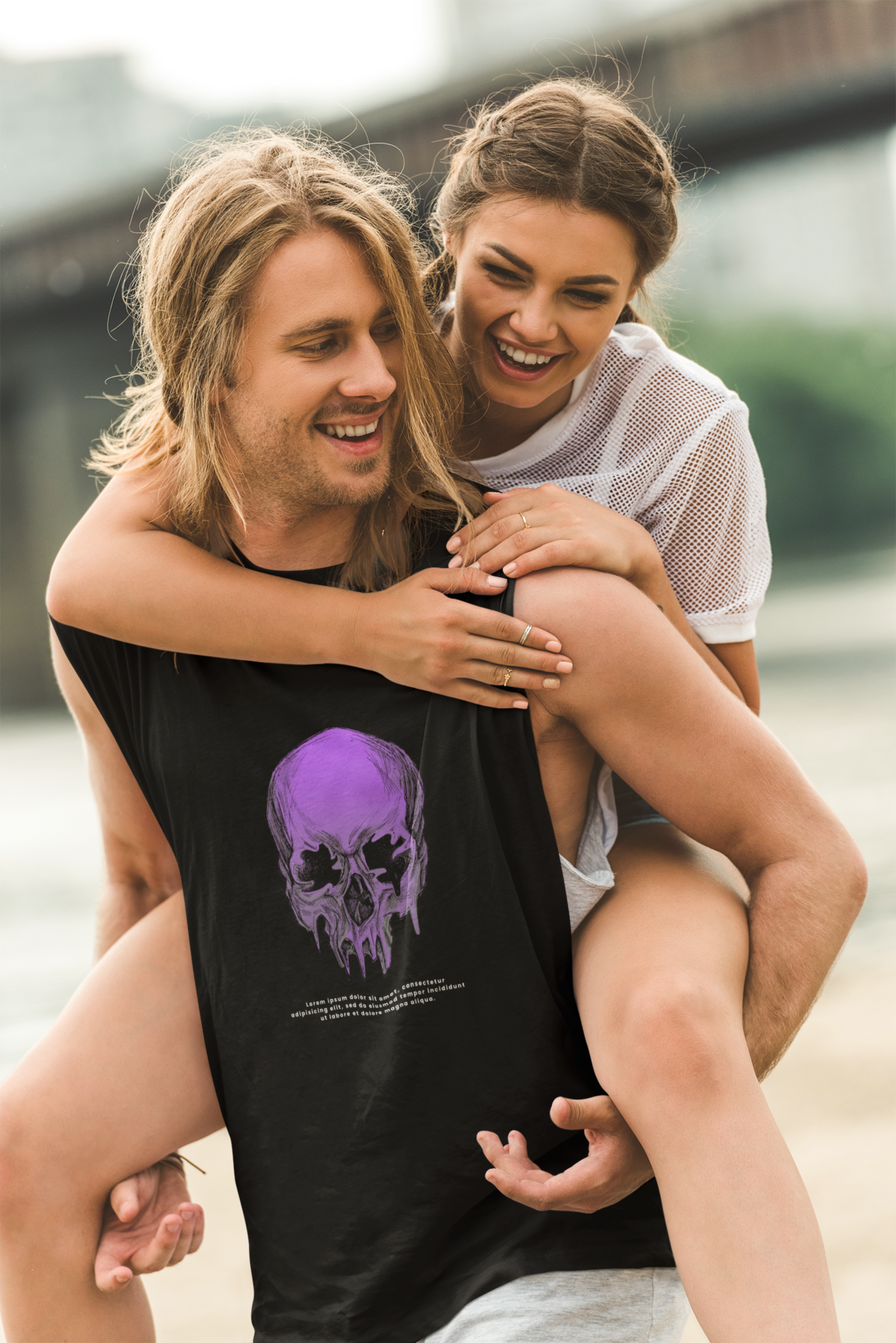 Lorem Ipsum Raw-Edge Tank